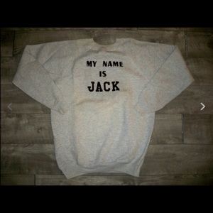 Vtg My Name is Jack Sweatshirt Jumper Pullover LG